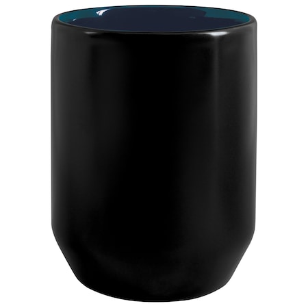 Spirella Stoneware Beaker Jaro O Black and Petrol 10.20355